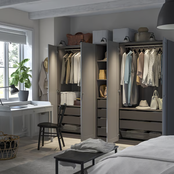 IKEA wardrobe and modular storage system